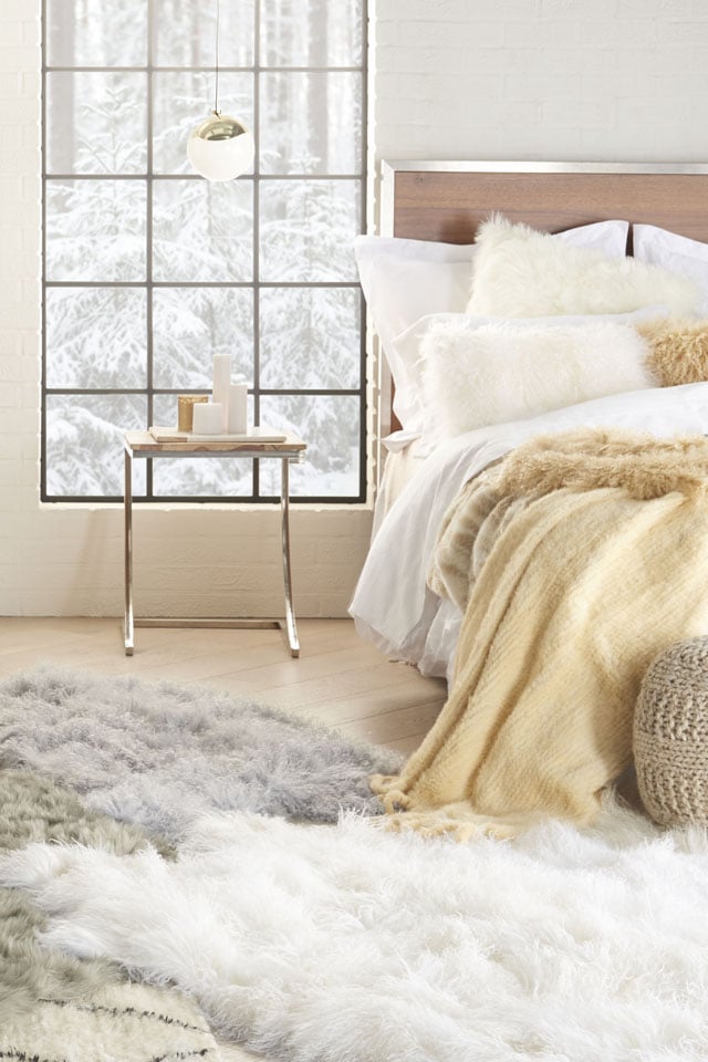 cozy bedroom with area rugs